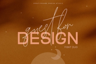 Quest for Design Font Duo Font Download
