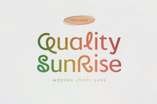 Quality Sunrise Font Download