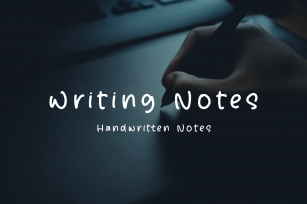 Writing Notes Font Download