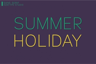 Summer Holiday Font Download