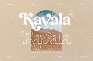 Kavala | Modern Serif Font Font Download