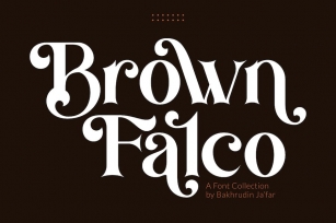 Brown Falco | Classy Serif Font Font Download