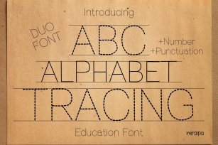 Abc Alphabet Tracing Font Download