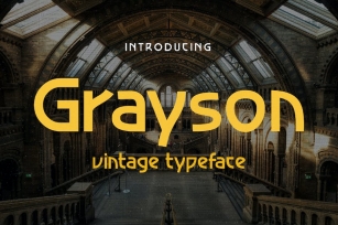 Grayson - 1940s Art Deco Typeface Font Download