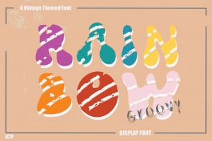 Groovy Rainbow Font Download