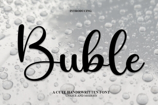 Buble Font Download