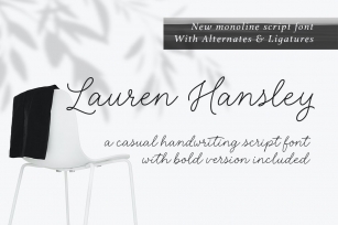 Lauren Hansley Font Download