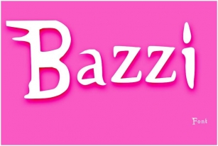 Bazzi Font Download
