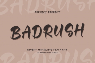 Badrush Font Download