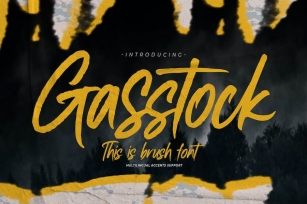 Gasstock - This Is Brush Font Font Download