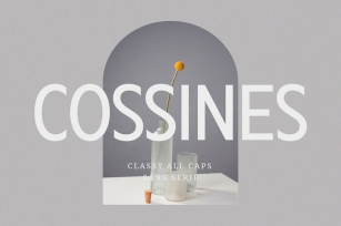 Cossines – Classy All Caps Sans Serif Font Download