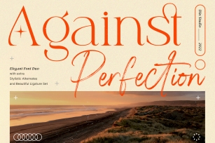 Against Perfection Script Pers Font Download