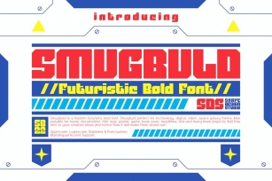 Smugbuld – Futuristic Bold Font Font Download