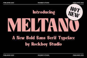 Meltano - Bold Sans Serif Font Download