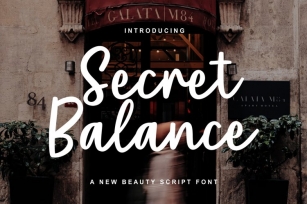 Secret Balance Font Download