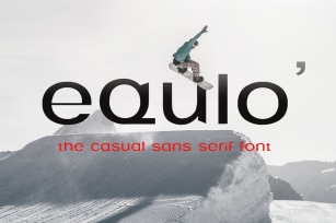 Equlo - Sans Serif Font Font Download