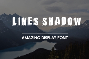 Lines Shadow Font Download