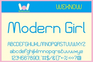 MODERN GIRL Font Download