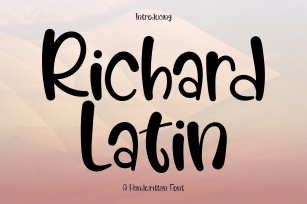 Richard Latin Font Download