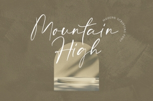 Mountain High Font Download