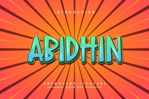 Abidhin Font Download