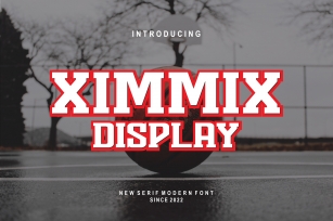 Ximmixdisplay Font Download