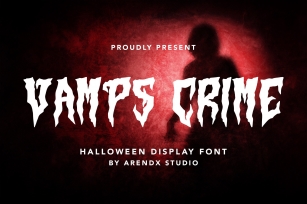 Vamps Crime Font Download