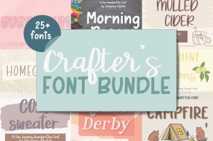 Crafters Handwritten Bundle Font Download