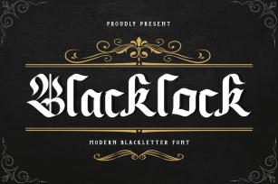 Blacklock Font Download