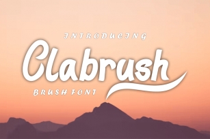 Clabrush font Font Download