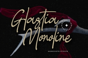 Glastia Monoline Font Download