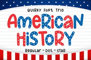AmericaN History - Quirky Font Trio Font Download