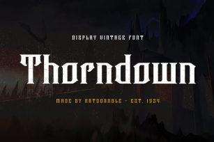 Thorndown Font Download