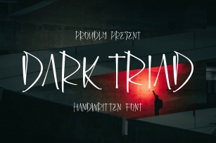 Dark Triad Font Download