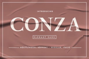 Conza Font Download