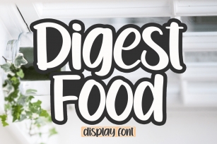 Digest Food Font Download