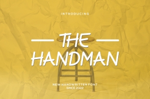 TheHandman Font Download