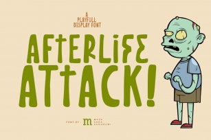 Afterlife Attack Font Download