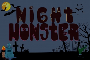 Night Monster Font Download