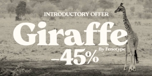 Giraffe Font Download