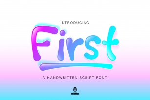 First Font Download