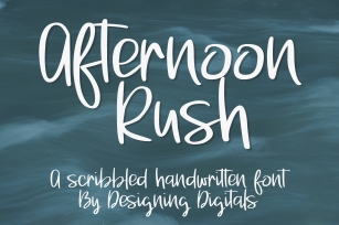 Afternoon Rush Font Download