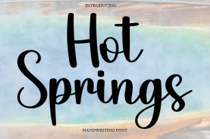 Hot Springs Font Download
