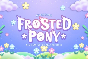 Frosted Pony Font Download