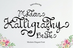 Modern Kalligraphy Brush Font Download