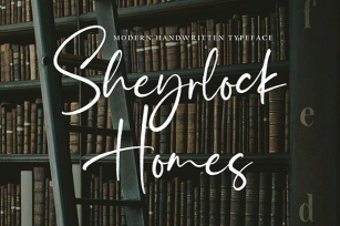 Sheyrlock Homes Font Download