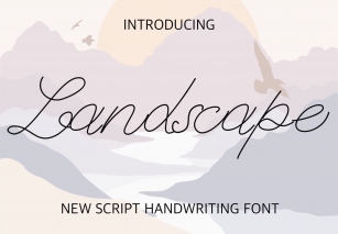 Landscape Font Download