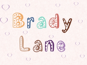 Brady Lane Font Download