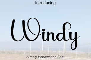 Windy Font Download