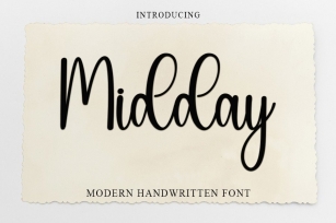 Midday Font Download